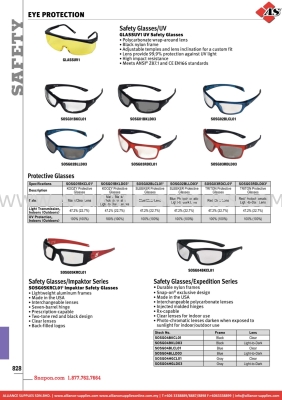 SNAP-ON Eye Protection - Safety Glasses/UV / Protective Glasses / Safety Glasses/Impaktor Series / Safety Glasses/Expedition Series