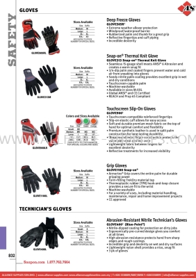 SNAP-ON Gloves / Technicians Gloves