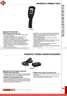 SNAP-ON Diagnostic Thermal Tools / Diagnostic Thermal Imager Accessories