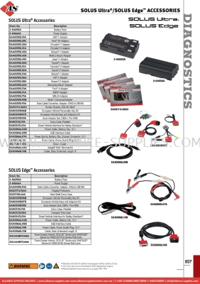SNAP-ON OLUS Ultra®/SOLUS Edge™ Accessories