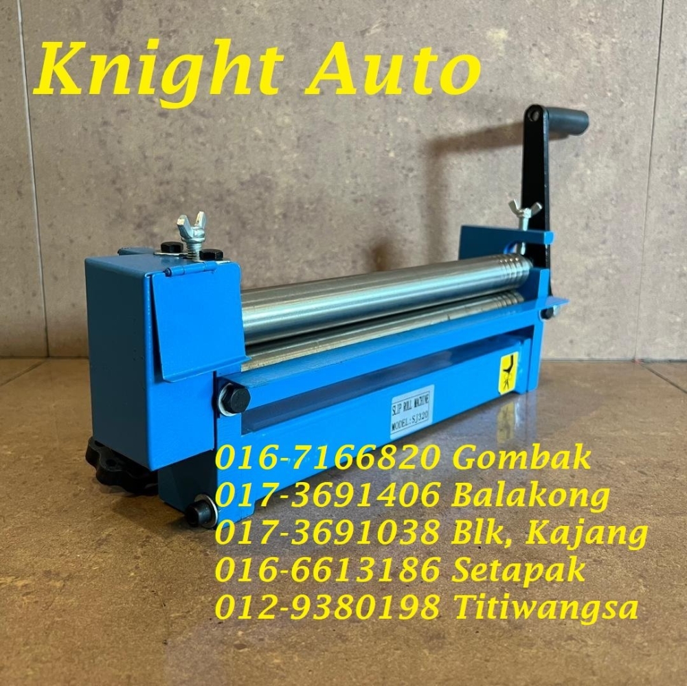 KGT SJ320 Slip Roll Machine 320mm width 1mm thickness 32mm dia. roll ...