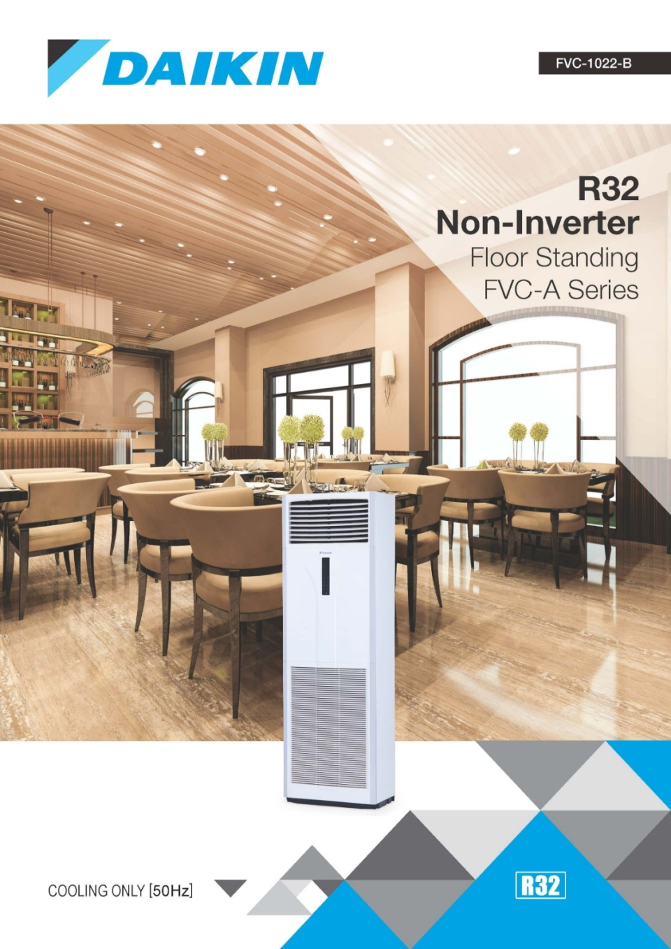 DAIKIN R32 Non-Inverter Floor Standing FVC-A Series