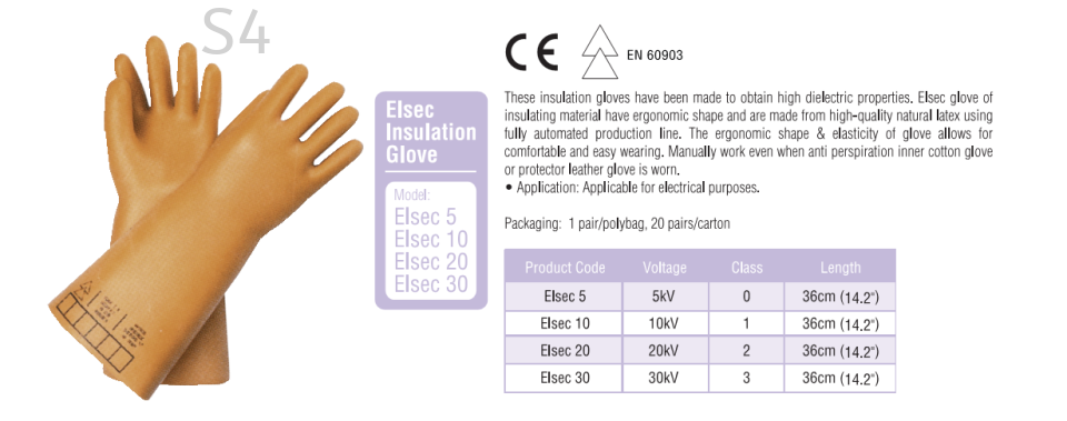 *Special Order* ELSEC Electrical Insulation Gloves