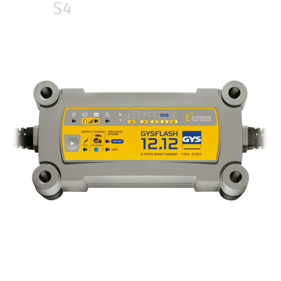 GYS (FRANCE) GYSFLASH 12.12 (UK) | DC 12V SMART CHAGER