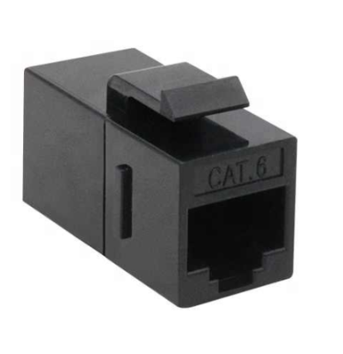  CAT6 Coupler, Black - (CAT6-CPL-BK)