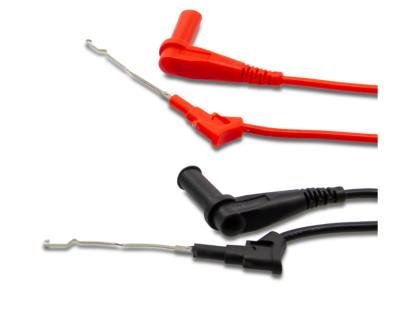  Plunger-Style Mini Hook Test Leads: Fit virtually all major brand digital multimeters and test inst