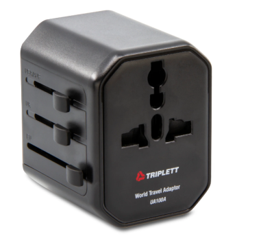  World Travel Adapter with USB-A and USB-C (10A, 2500W) - (UA100A)
