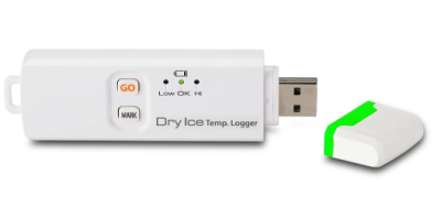  Single-Use USB Dry Ice Datalogger (-112F/-80C)- (TMDL20)