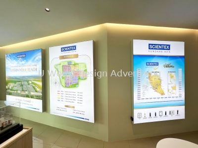 LED Fabric Lightbox Malaysia | Real Estate Property Sales Gallery Shopping Mall Wall Display Advertising | Maker Manufacturer Supplier Installer | Klang Valley KL Kundang Jaya Rawang