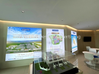 LED Fabric Lightbox Malaysia | Real Estate Property Sales Gallery Shopping Mall Wall Display Advertising | Maker Manufacturer Supplier Installer | Klang Valley KL Kundang Jaya Rawang