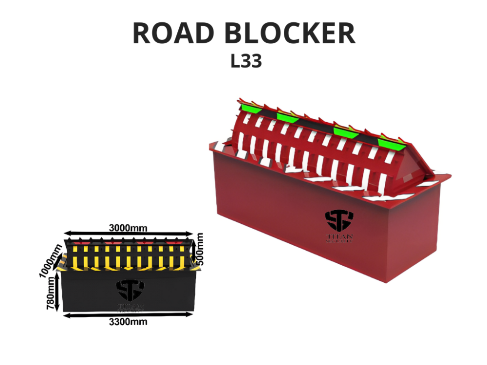 L33 Road Blocker Road Blocker Barrier Gate Johor Bahru (JB), Taman ...