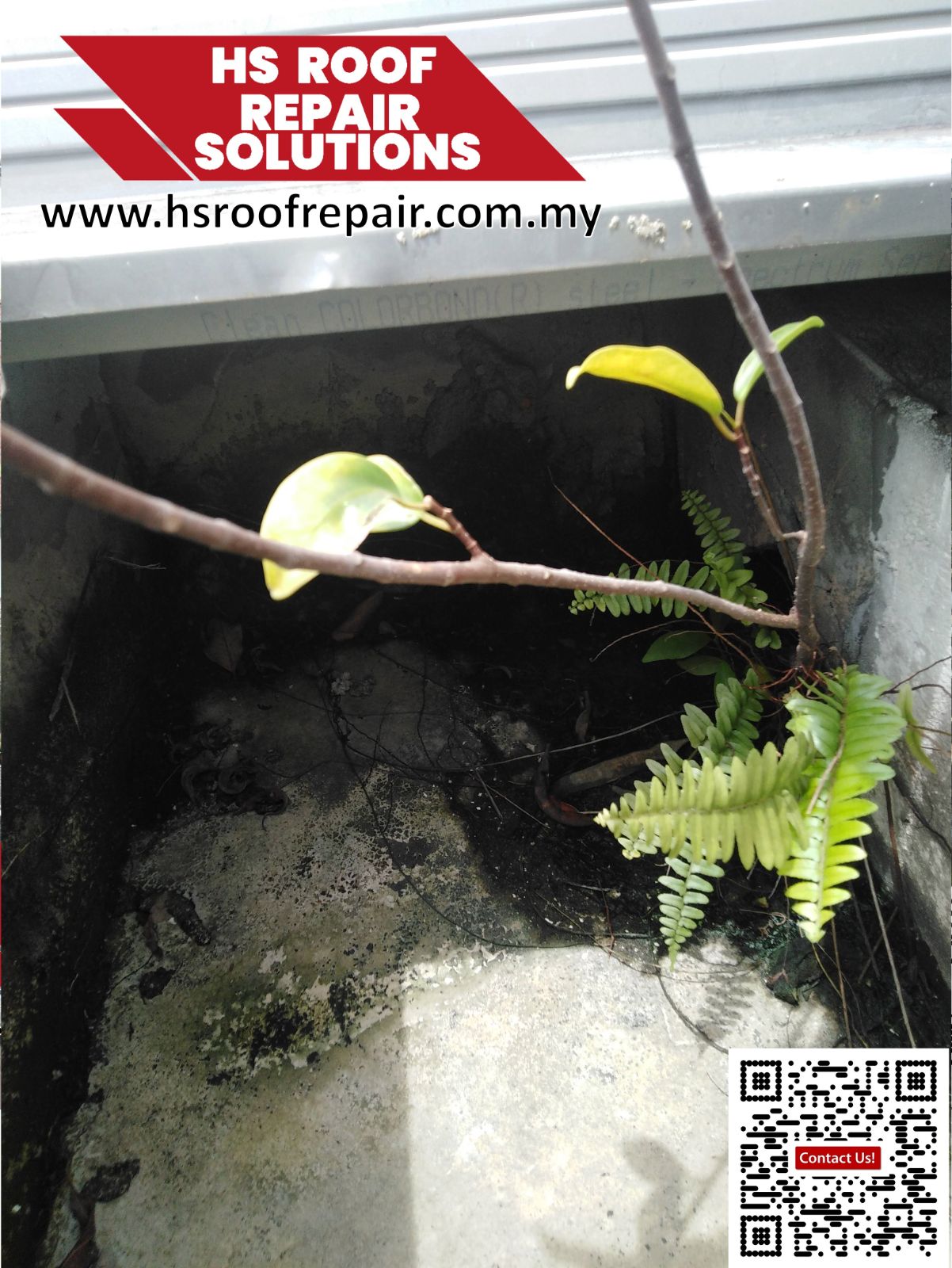 屋顶石屎棚的雨漏问题与其对策 Petaling Jaya | PJ