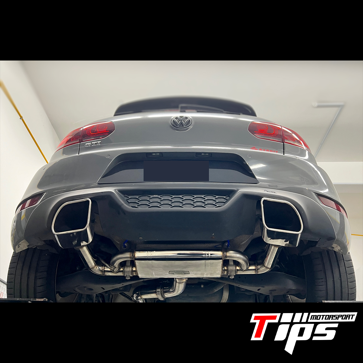 Valvetronic Catback Exhaust Pipe For Volkswagen Golf MK6 