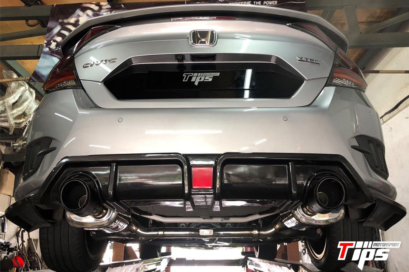 Full Set Custom Valvetronic Exhaust System for Honda Civic FC! 🚗💨