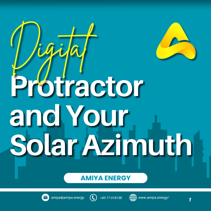 Digital Protractor and Your Solar Azimuth