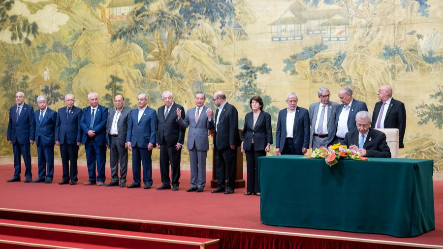 World leaders welcome Beijing Declaration by Palestinian factions, laud China's role