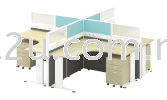 60mm Block Design Open Plan System 60 Office Workstation Office System