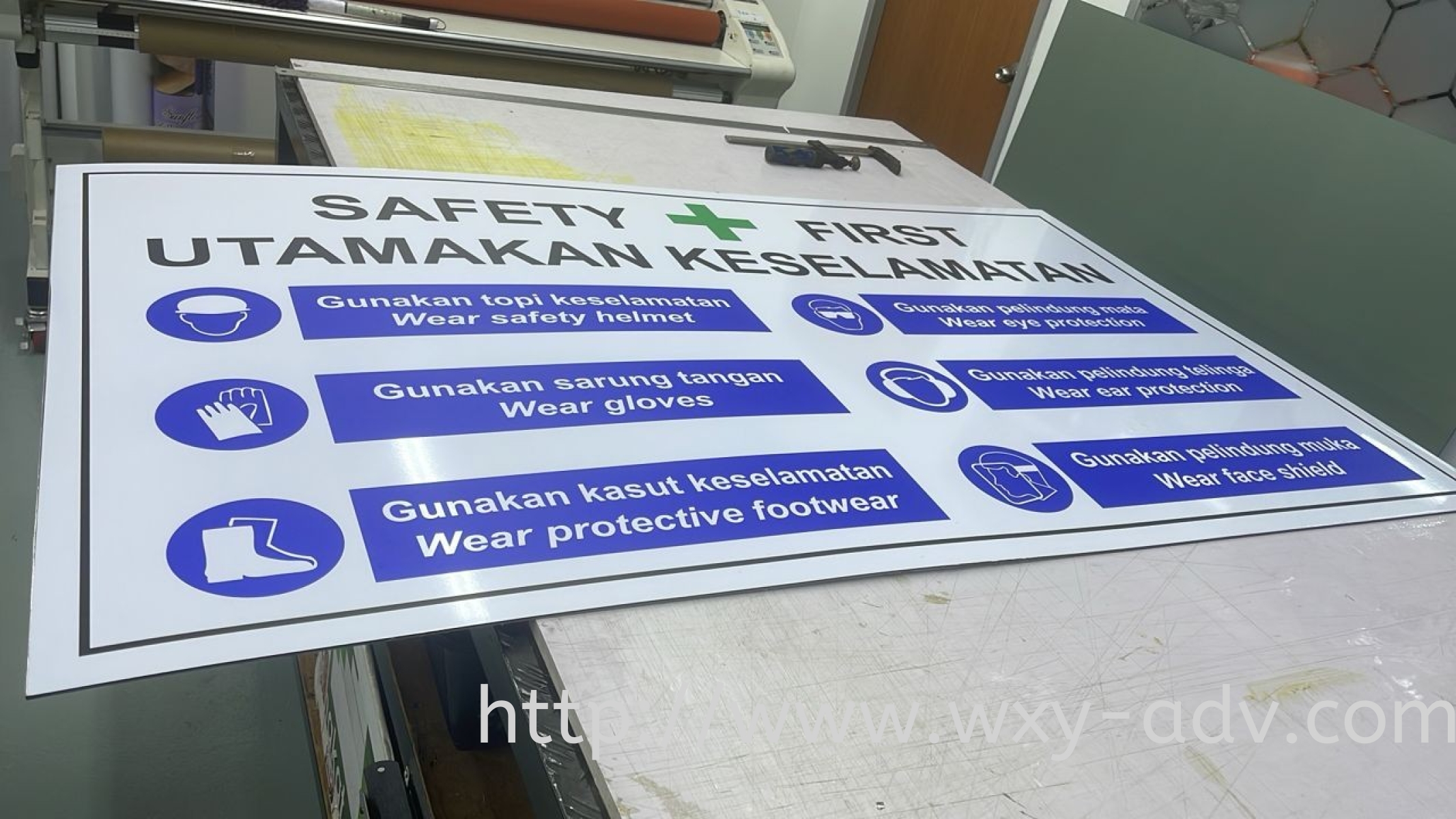 Safety First Project Sign Project Sign / Road Sign/Billboard Johor ...