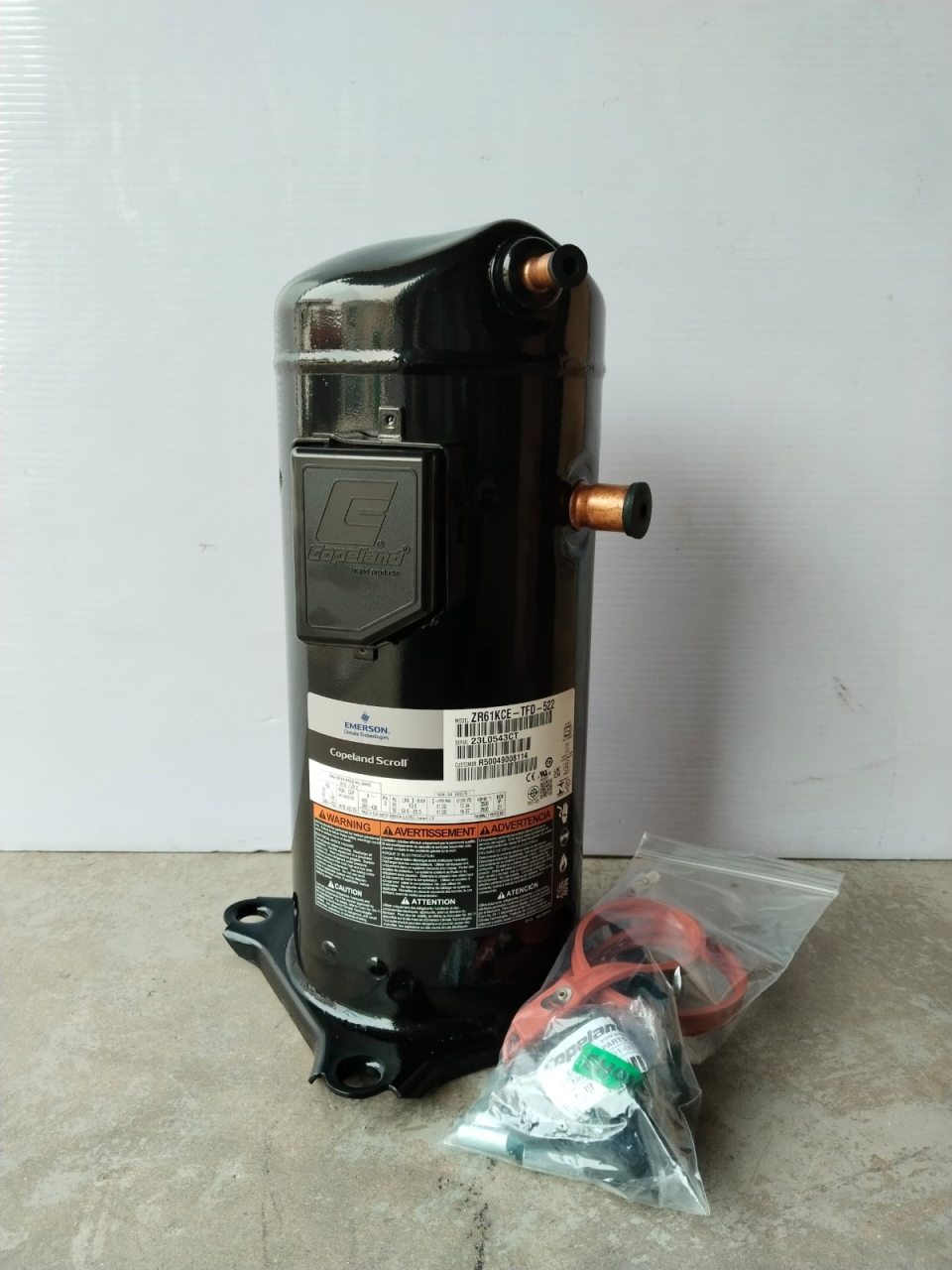 COPELAND R50049008114 ZR61KCE-TFD-522 SCROLL COMPRESSOR (POE)