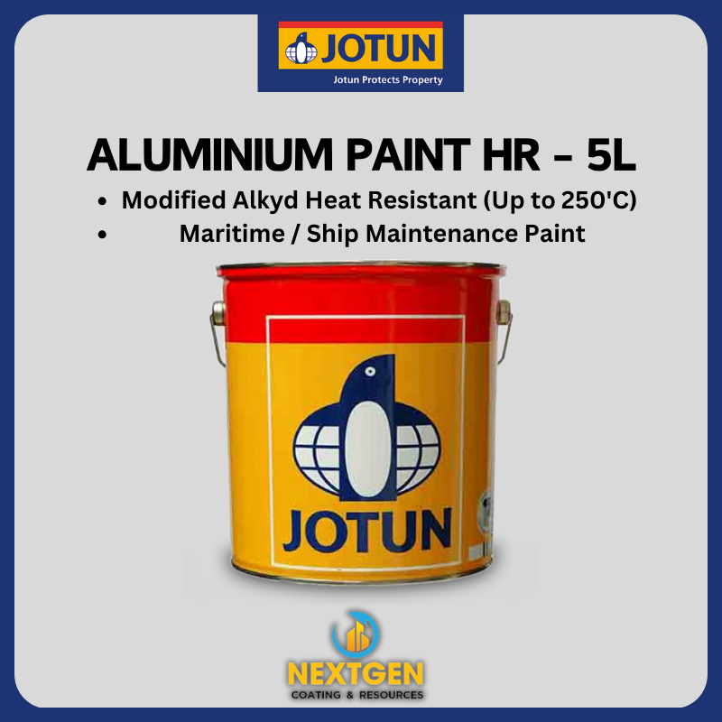 ALUMINIUN PAINT HR - HEAT RESISTANCE PAINT - JOTUN MARINE PAINT ALUMINIUN PAINT HR - HEAT RESISTANCE PAINT - JOTUN MARINE PAINT JOTUN MARINE PAINT