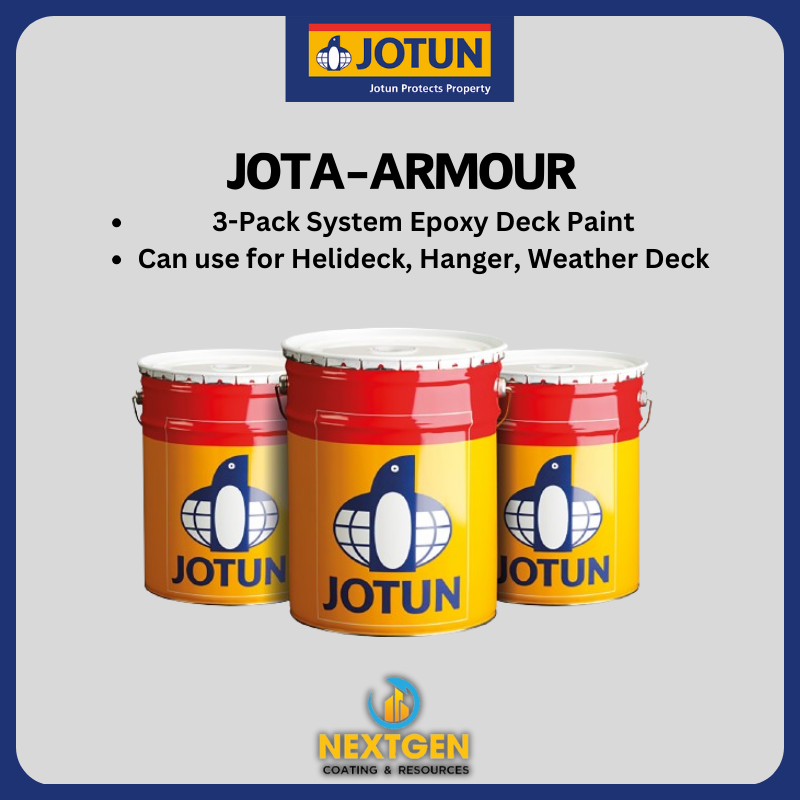 JOTUN JOTA ARMOUR - ANTI SKID DECK PAINT - NON SKID AGGREGATE PAINT JOTUN JOTA ARMOUR - ANTI SKID DECK PAINT - NON SKID AGGREGATE PAINT JOTUN MARINE PAINT