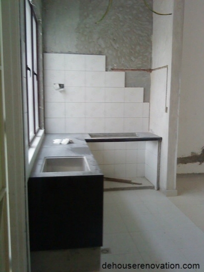 Concrete Table Top Kitchen Cabinet Malaysia Reference Renovation Design ...