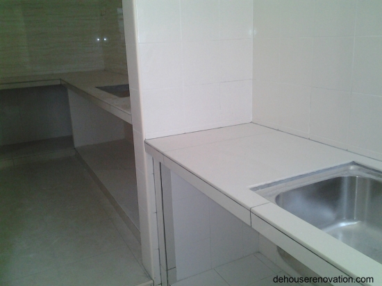 Concrete Table Top Kitchen Cabinet Malaysia Reference Renovation Design ...