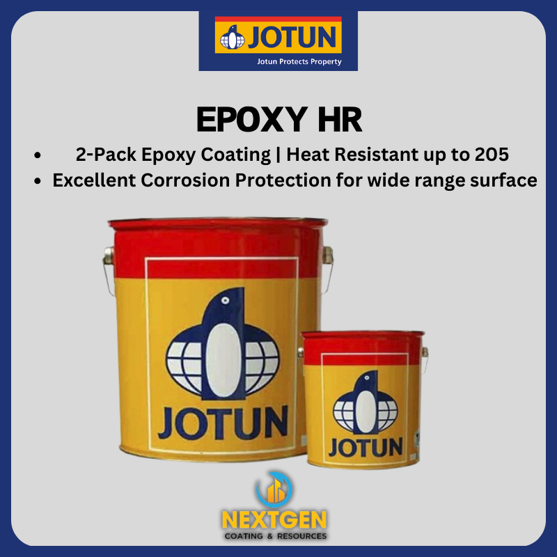 EPOXY HR - EPOXY HEAT RESISTANT PAINT 200'C - JOTUN PROTECTIVE PAINT EPOXY HR - EPOXY HEAT RESISTANT PAINT 200'C - JOTUN PROTECTIVE PAINT JOTUN PROTECTIVE COATING