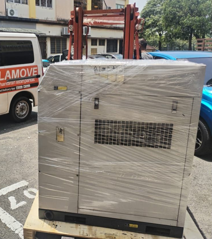 Thanks customer support 🙏🔧 ➡️Used Screw Air Compressor