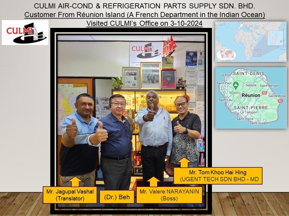 Customer From R¨¦union Island (A French Department in the Indian Ocean) Visited CULMI¡¯s Office