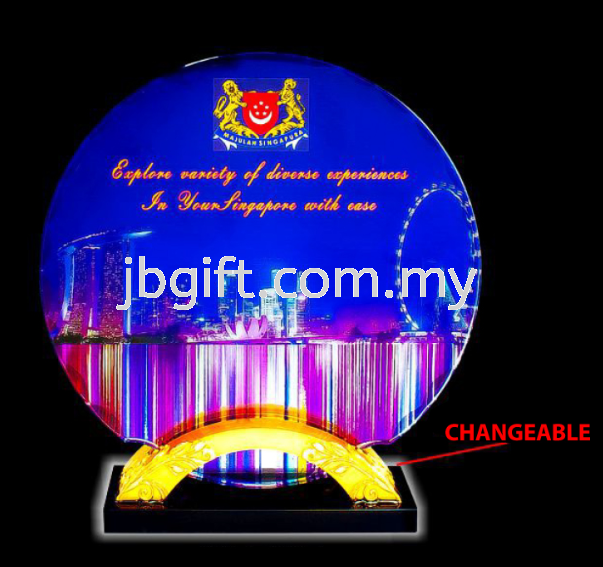 METAL INSPIRE CRYSTAL PLAQUE CT-475AD