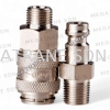QKD-X MINI TYPE SINGLE HANDED AND SEMIAUTOMATIC PNEUMATIC QUICK COUPLING(BRASS) RECTUS 21 SERIES COUPLER SPECIAL COUPLER SERIES