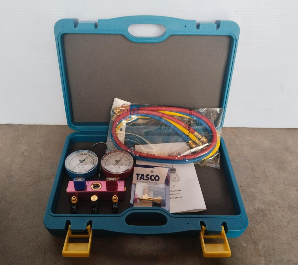 TASCO TA15ECP MANIFOLD KIT INCLUDE CHARGING VALVE (R32/R410A)