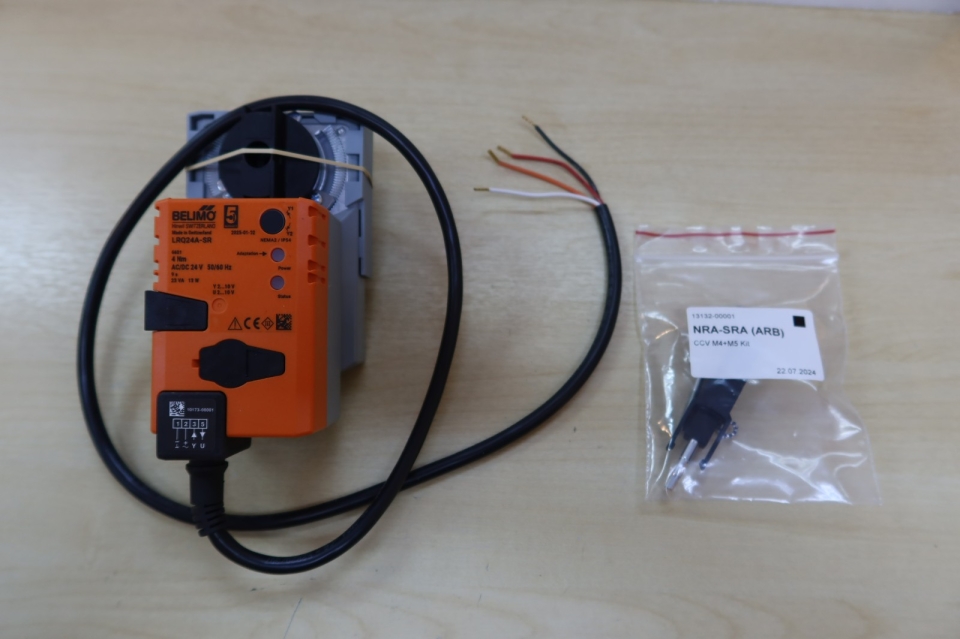 BELIMO LRQ24A-SR (4NM, AC/DC 24V 50/60HZ) MODULATING ROTARY ACTUATOR FOR BALL VALVES