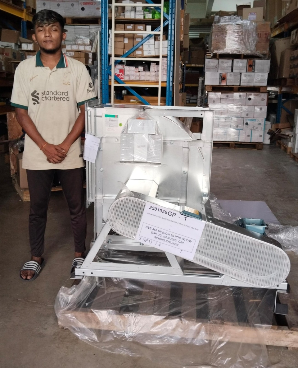 KRUGER BSB 450 UII 3 (IE1)KW/4P/CLASS F(5000CFM@1.5"WG)(CCW90-POS W)(BL+CA+MO+PUL+BELT)(C/W SP/ISO)