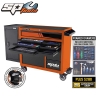 Custom Series Roller Cabinet Tool Kit with Side Cabinet - 238pc - Foamed Metric/SAE | SP50626XOR Custom Series Tool Kits