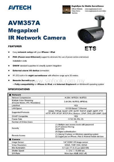 AVM357A_Spec_Page_1