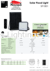SF1001-100W 200W 300W BK LED-3CCT + PANEL SOLAR Solar