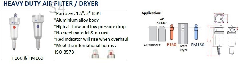 THB (JAPAN) | Heavy Duty Air Filter / Dryer