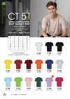 Oren Sport 100% Cotton Round Neck T-shirt 160g-CT5100-CT5126 COTTON ROUND NECK T-SHIRT Oren Sport