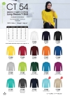 Oren Sport 100% Cotton Round Neck Long Sleeve T-shirt 160g-CT5400-CT5484 COTTON ROUND NECK T-SHIRT Oren Sport