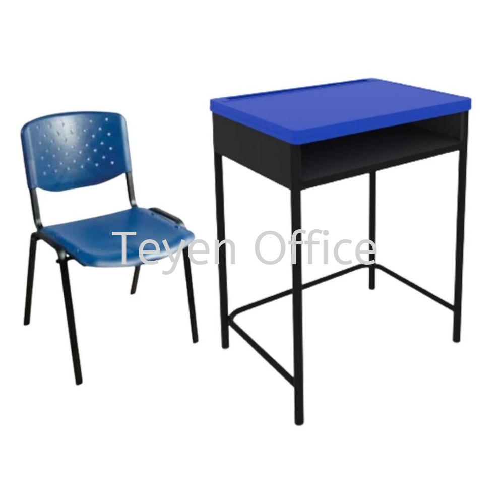 Student table c/w drawer & Student chair