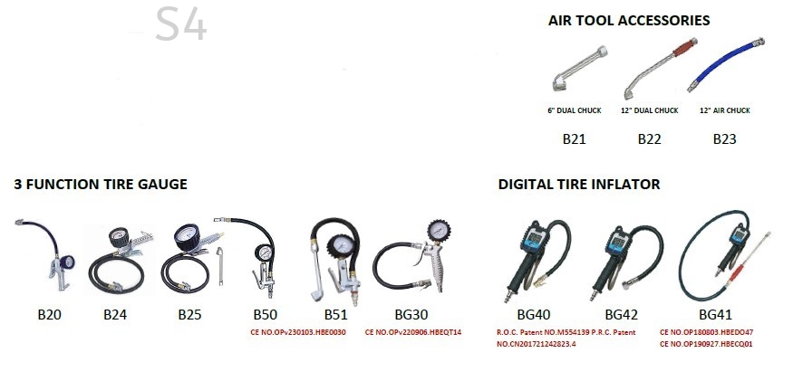 THB (JAPAN) | B Series Tire Gauge Inflator / Accessories