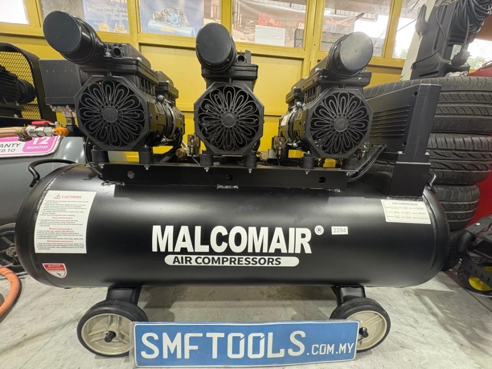 MALCOMAIR | 3HP (2200W) Oil Free Air Compressor