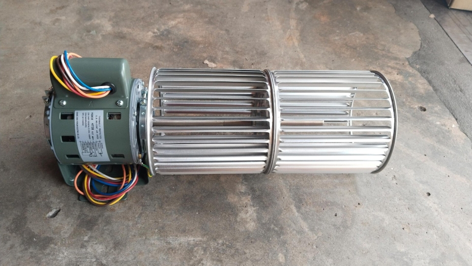 YGDE2E4728/DE2E128K (1PH 1/30HP, 1 SHAFT)FM+YORK BLOWER WHEEL (STEEL) (R) - CRB400/800