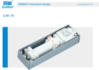 GW Floor Hinge GW-75 2m cycles tested max 150kg Floor Hinge & Patch Fittings Glass Hardware & Accessories