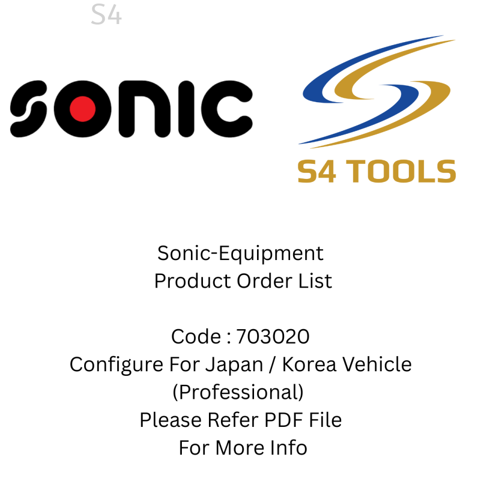Sonic 302Pcs Japan/Korea Vehicle Professional Tool Set (703020)