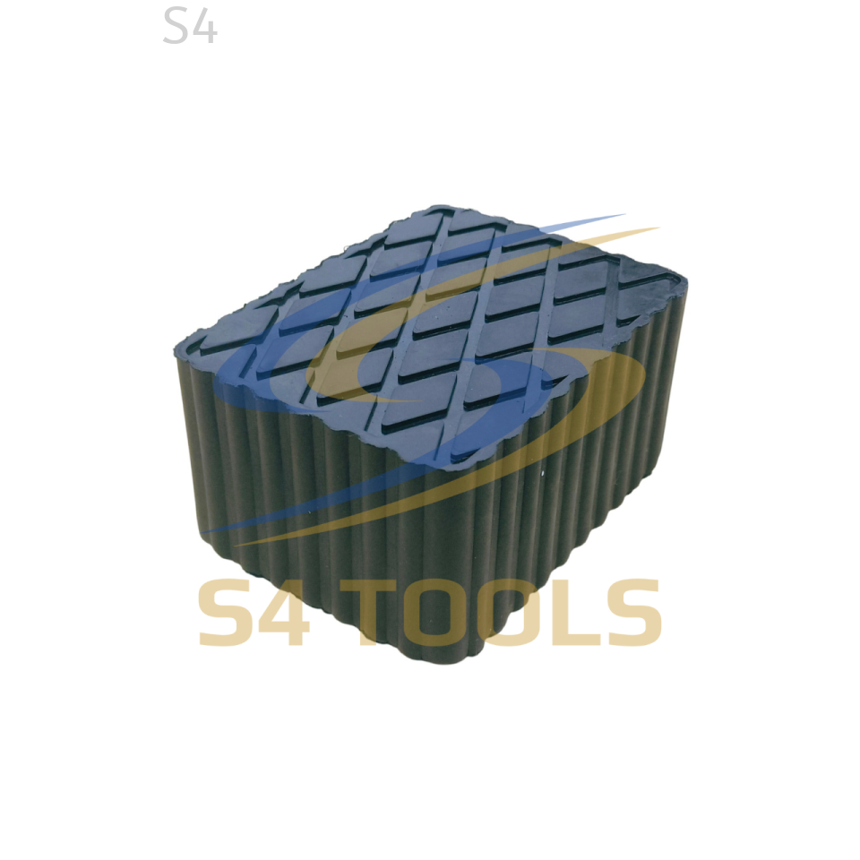 S4Tools | Heavy Duty Rubber Block For Garage Lifting