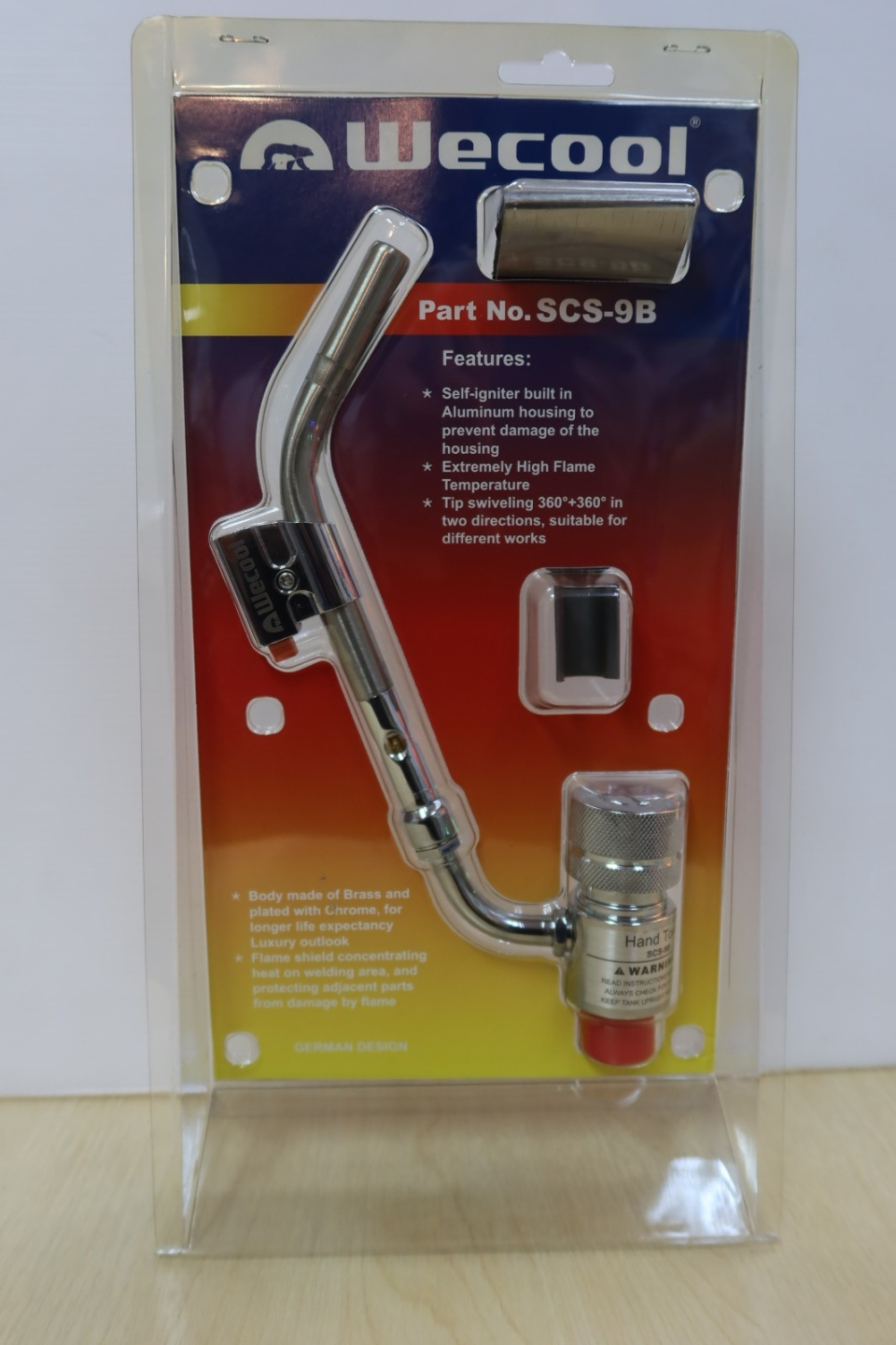 WECOOL SCS-9B SELF LIGHTING SINGLE HAND TORCH