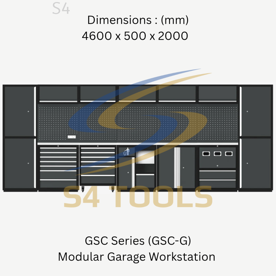 S4Tools GSC-G | GSC Series Modular Garage Workstation